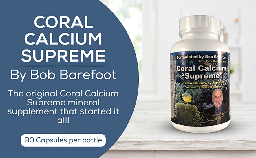 Bob's Best, Coral Calcium Supreme, 1000 mg, 90 Capsules Per Bottle (2 Bottles)
