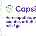 Capsiva, Arthritis Pain Relief Topical 3oz Tube, for Your Hands, Neck, Back, Joints, Non-Greasy, No Burn, Odor Free, Homeopathic Active Ingredients, Contains Capsaicin & Arnica, Absorbs Fast