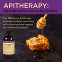 Honey Gardens, Elderberry Syrup with Apitherapy Raw Honey, Propolis & Elderberries | Traditional Immune Formula w/Echinacea | 8 fl. oz