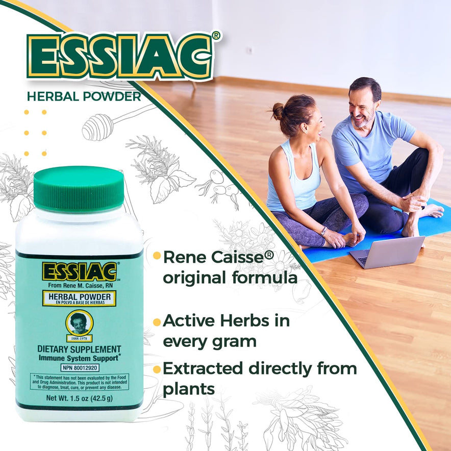 ESSIAC, ORIGINAL Herbal Tea Powder – 1.5 oz Bottle | Powerful Antioxidant Blend to Help Promote Overall Health & Well-being | Original Formula from 1922