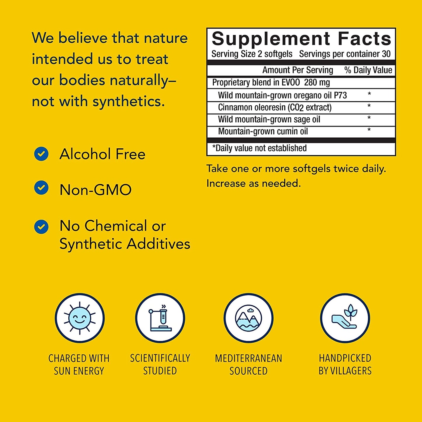 NORTH AMERICAN HERB & SPICE, OregaResp P73 - 60 Softgels - Supports Immune & Respiratory Health - Multiple Spice Oil Complex with Oreganol P73 Oregano Oil - Non-GMO - 30 Servings