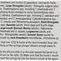 Durvet, Ivermectin Paste Dewormer - 6.08g dose @ 1.87% Apple Flavor