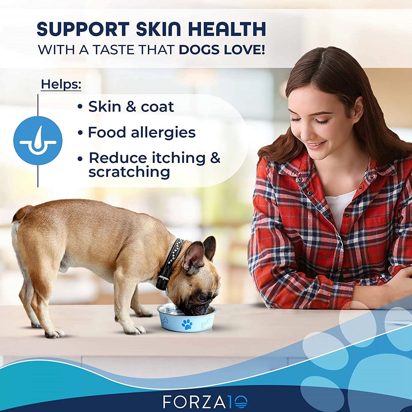 Forza10, Dermo Allergy Dog Food, Dog Food for Allergies and Itching, Dry Dog Food for Skin Allergies, Fish Flavor Sensitive Stomach Dog Food, Sensitive Stomach Dog Food Adult Dogs All Breeds, 6 Pounds