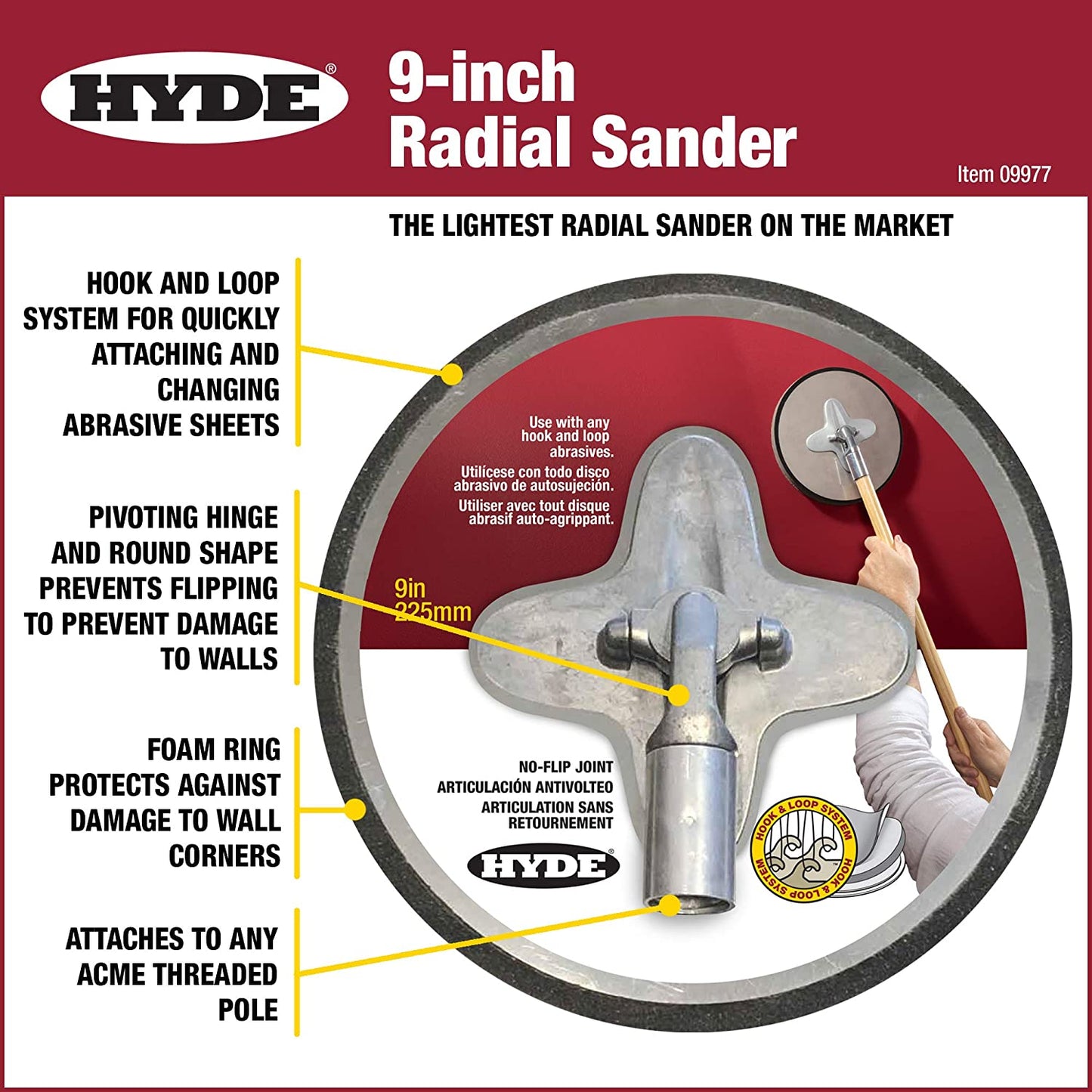 Hyde, 09977 Radial Sander