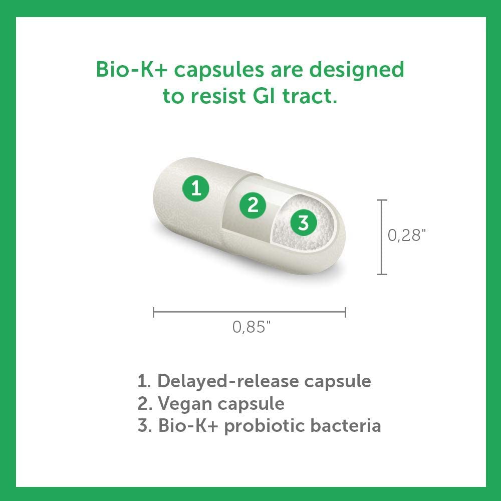 Bio-K+, DailyCare+ Probiotic 50 Billion Bacteria, 60 caps