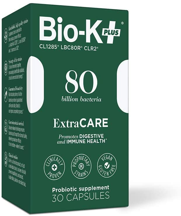 Bio-K+, ExtraCare Probiotic 80 Billion Bacteria, 30 caps