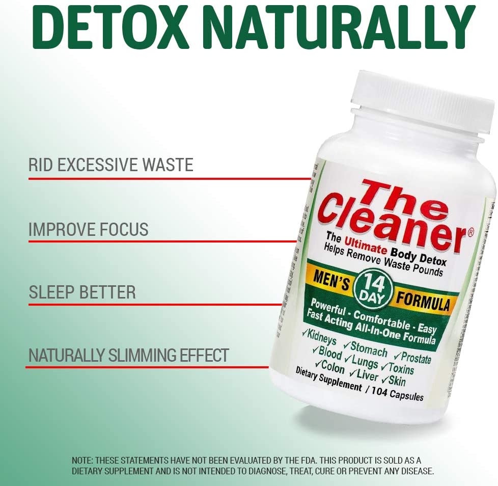 Century Systems The Cleaner - 14-Day Men's Formula - Ultimate Body Detox (104 Capsules)