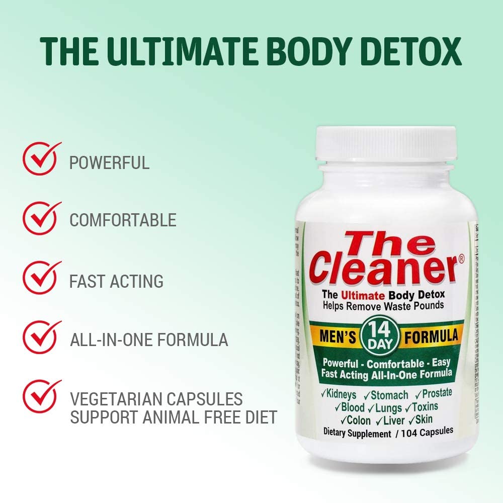 Century Systems The Cleaner - 14-Day Men's Formula - Ultimate Body Detox (104 Capsules)